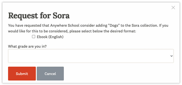 Request for Sora